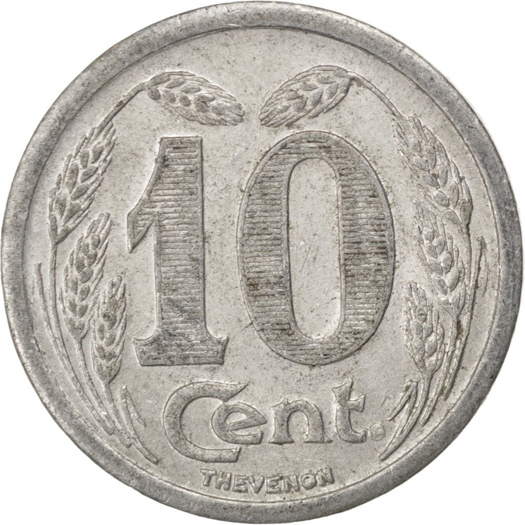 Moneta, Francia, 10 Centimes, 1921, BB, Alluminio, Elie:10.2