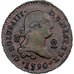 Spain, Charles IV, 2 Maravedis, 1796, Segovia, Copper, MS(63), KM:426