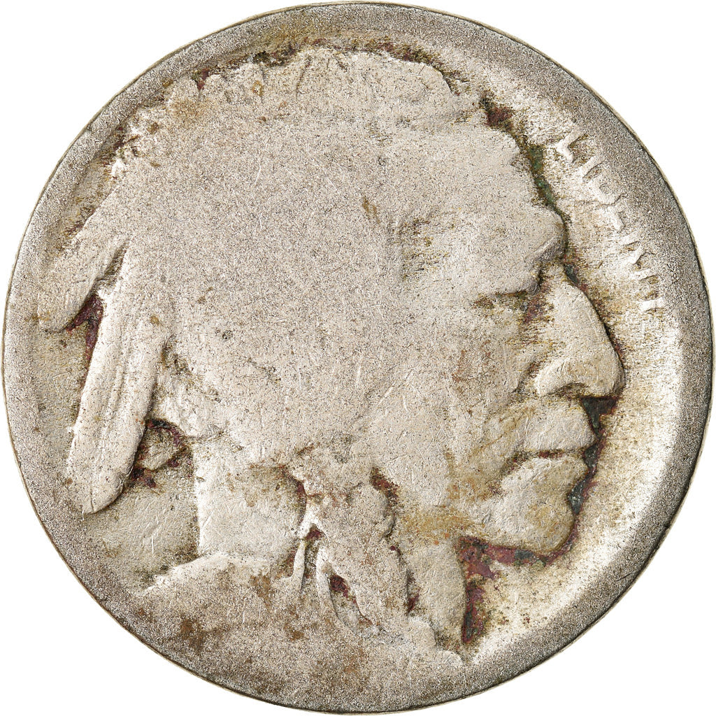 Coin, United States, Buffalo Nickel, 5 Cents, Uncertain date, U.S. Mint