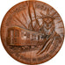 France, Médaille, Paris / New-York, 80 Ans de Métro, Railway, 1986, SPL