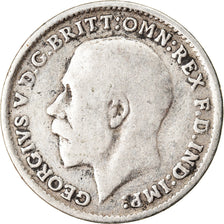 Coin, Great Britain, George V, 3 Pence, 1918, VF(30-35), Silver, KM:813