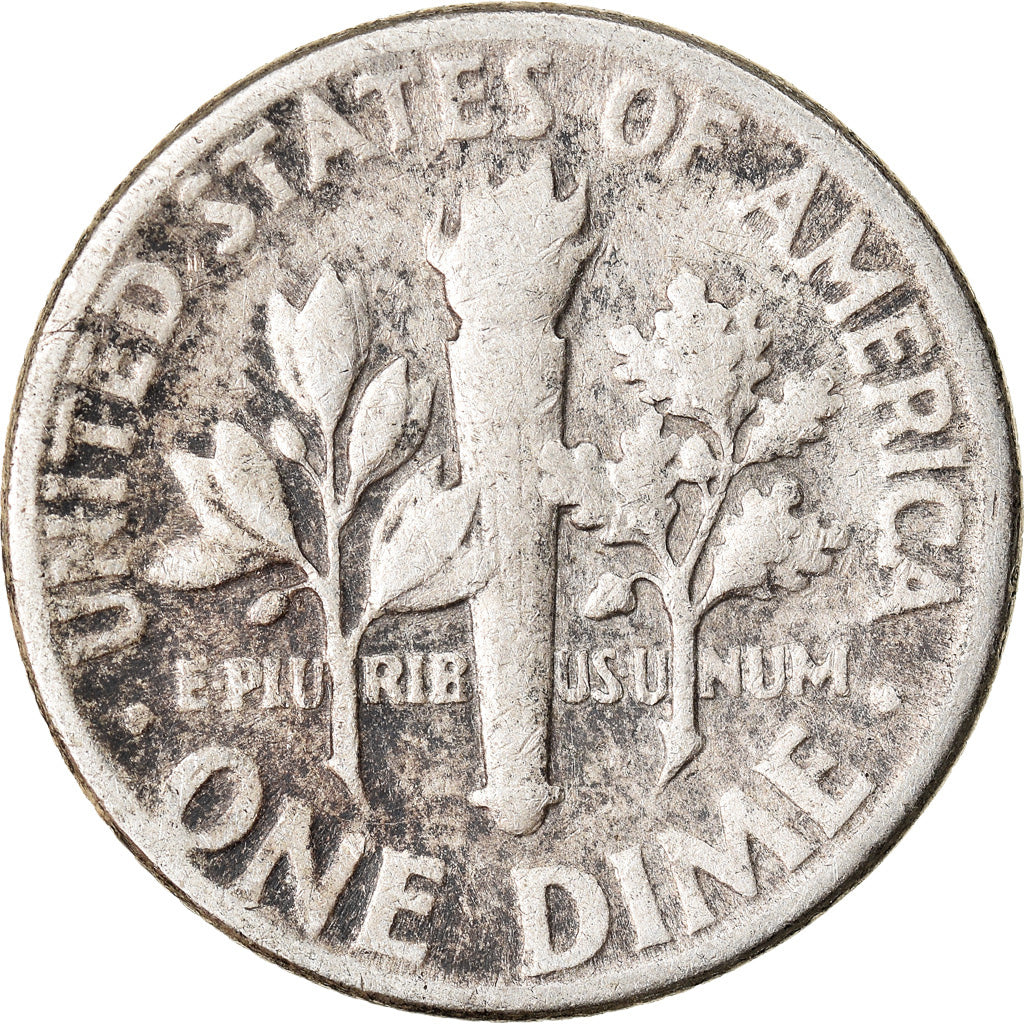 Moeda, Estados Unidos da América, Roosevelt Dime, Dime, 1951, U.S. Mint