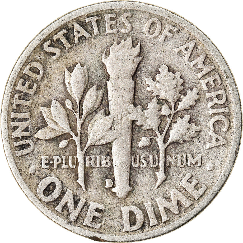Monnaie, États-Unis, Roosevelt Dime, Dime, 1953, U.S. Mint, Denver, TB+
