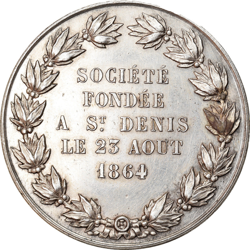 Réunion, Jeton, Crédit agricole et commercial de la Réunion, 1864, SUP+