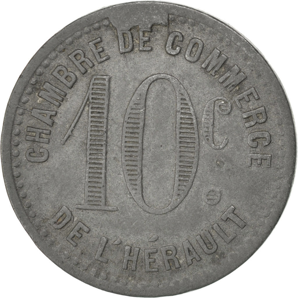 Coin, France, 10 Centimes, EF(40-45), Zinc, Elie:10.2