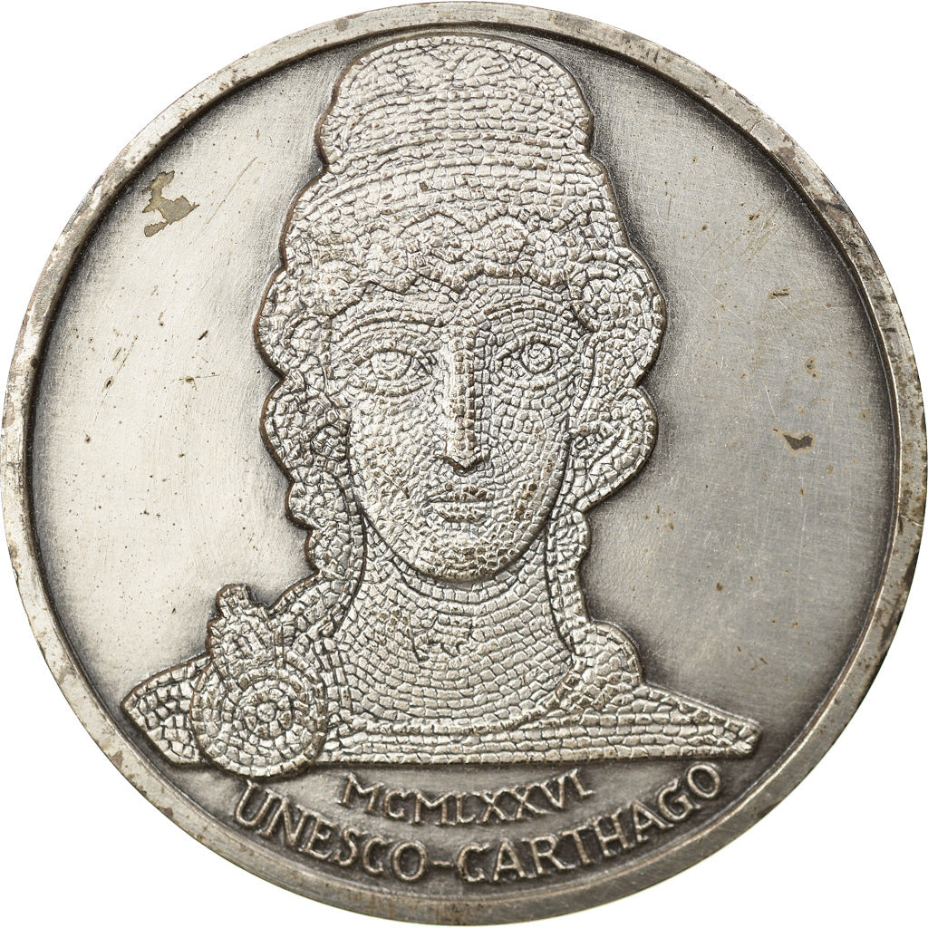 Frankrijk, Medaille, Unesco, Sauvegarde des Monuments de Carthage, Tschudin