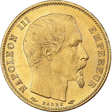 France, Napoléon III, 5 Francs, 1854, Paris, Petit module, Or, SUP