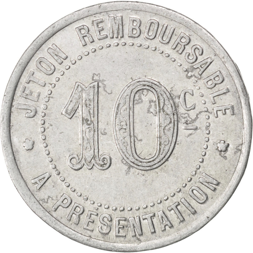 Coin, France, 10 Centimes, 1922, EF(40-45), Aluminium, Elie:20.6