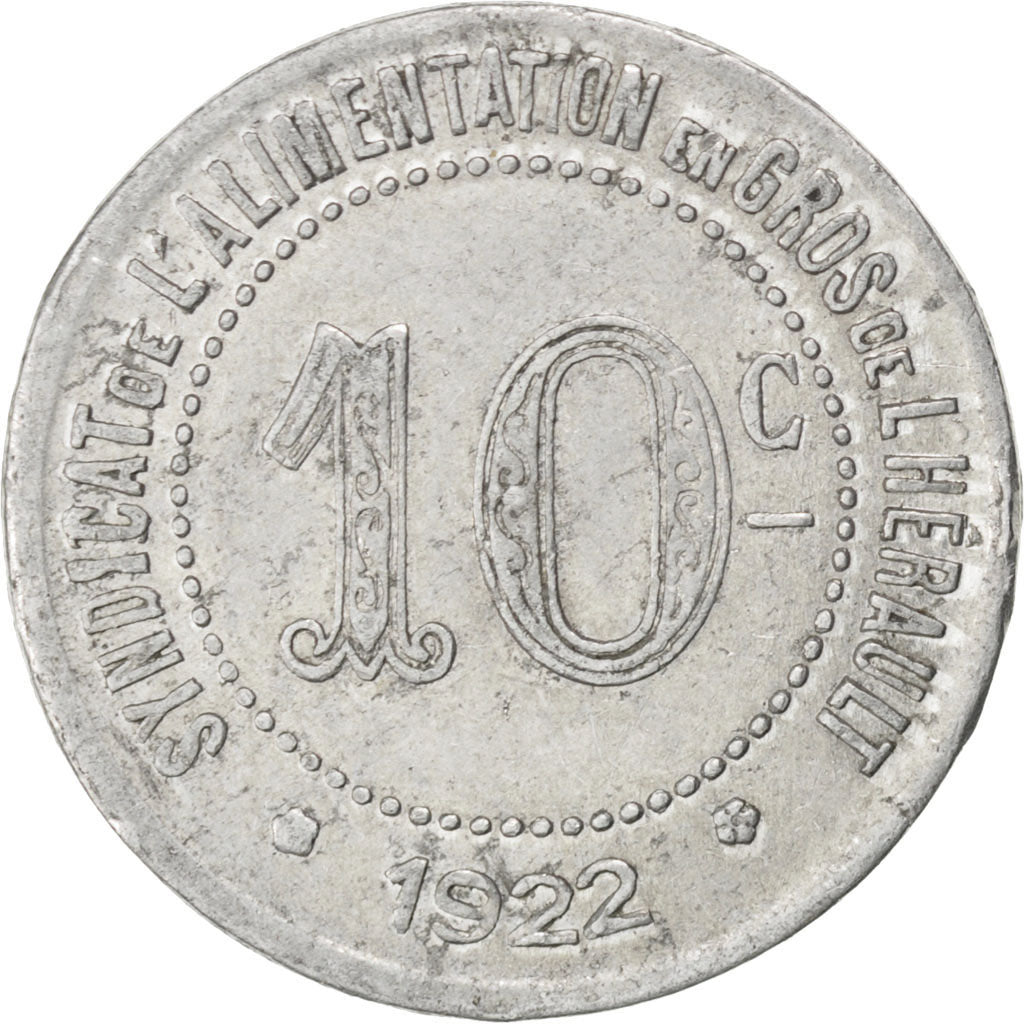 Coin, France, 10 Centimes, 1922, EF(40-45), Aluminium, Elie:20.6