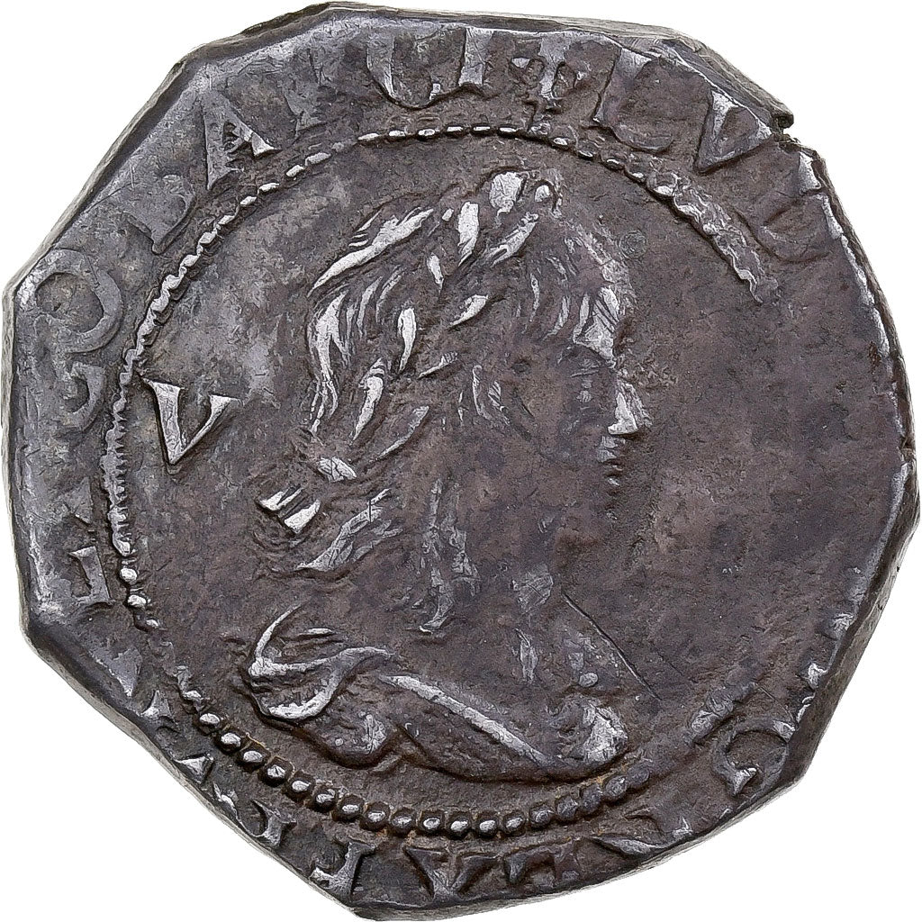 Principality of Catalonia, Louis XIII, 5 Sous, 1641-1643, Barcelona, Zilver, ZF