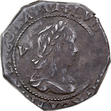 Principality of Catalonia, Louis XIII, 5 Sous, 1641-1643, Barcelona, Zilver, ZF