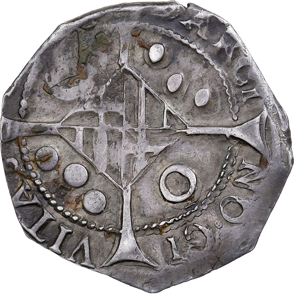 Principality of Catalonia, Louis XIII, 5 Sous, 1641-1643, Barcelona, Zilver, ZF