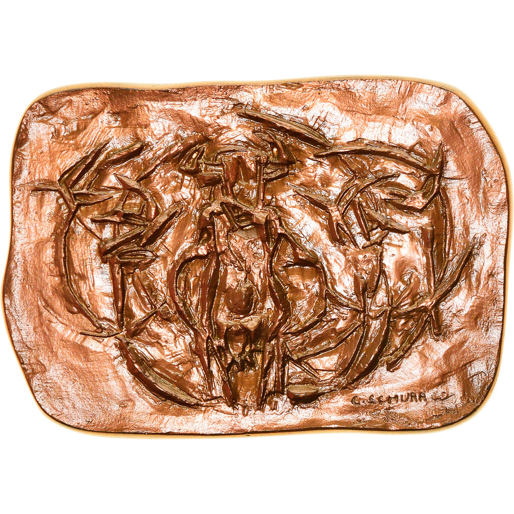 Francia, medaglia, Art, Sculpture, Arts & Culture, 1975, Claude Schurr., SPL