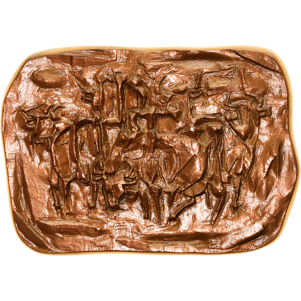 Francia, medaglia, Art, Sculpture, Arts & Culture, 1975, Claude Schurr., SPL