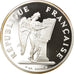 Munten, Frankrijk, Droits de l'Homme, 100 Francs, 1989, Proof, FDC, Zilver