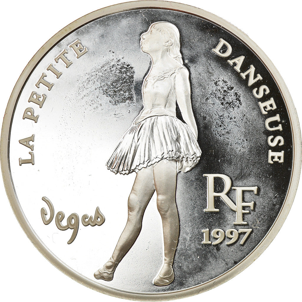 Munten, Frankrijk, La petite Danseuse, 10 Francs-1.5 Euro, 1997, Paris, Proof