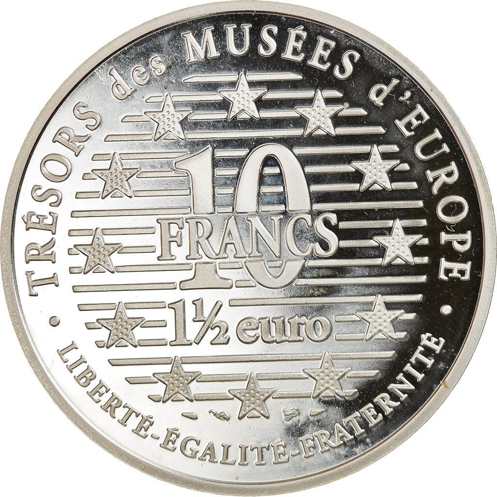 Monnaie, France, La petite Danseuse, 10 Francs-1.5 Euro, 1997, Paris, Proof