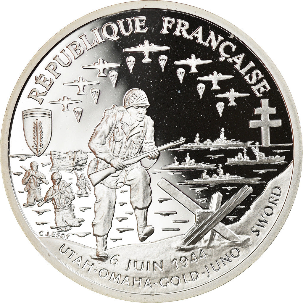 Münze, Frankreich, Franc, 1993, Paris, Proof, STGL, Silber, KM:1014