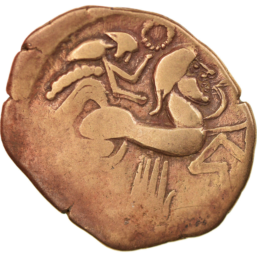 Pictones, Santones, Statère à la main, 1st century BC, Elettro, MB+