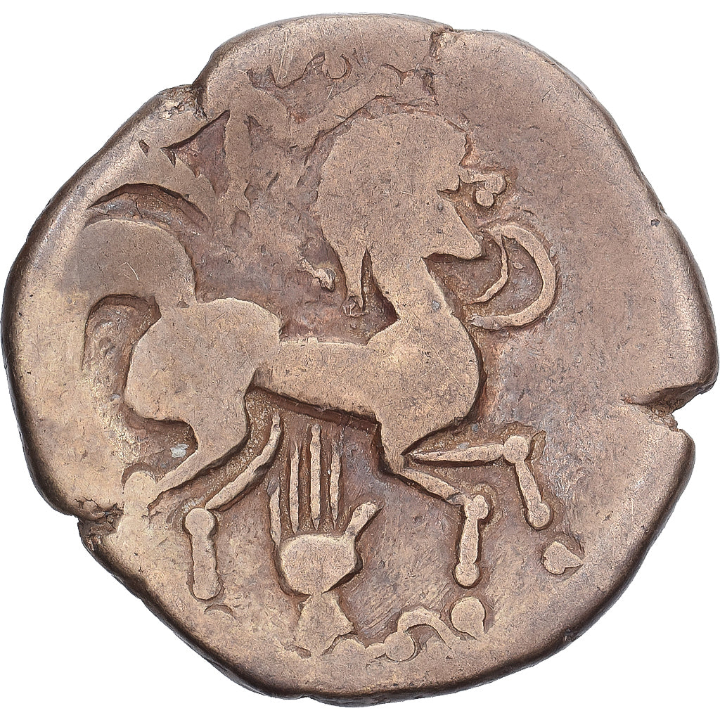 Coin, Pictones, Stater, 80-50 BC, Poitiers, VF(20-25), Electrum, Delestrée:3649