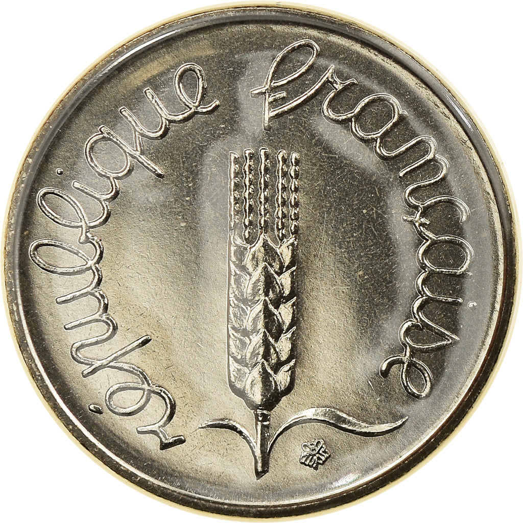 Munten, Frankrijk, Épi, Centime, 1987, Paris, FDC, Stainless Steel, KM:928