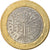 Frankreich, 1 Euro, 1999, error wrong ring, VZ+, Bi-Metallic