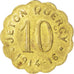 Monnaie, France, 10 Centimes, TTB+, Laiton, Elie:315.4