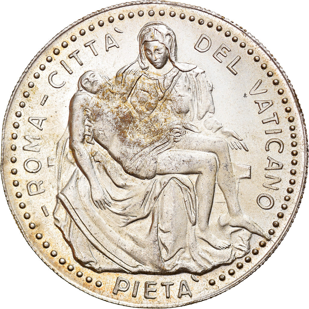 Vatikan, Medaille, Jean-Paul II, La Pieta, Susini, VZ, Silvered bronze