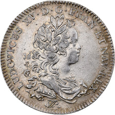 França, Token, Luís XV, États de Languedoc, 1721, Prata, Occitanie