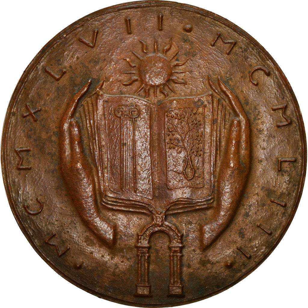 Frankrijk, Medaille, Michelle Auriol, Femme du Président, Politics, 1953, Lay