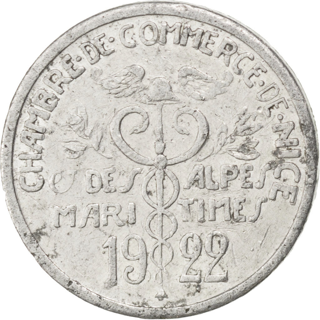 Coin, France, 5 Centimes, 1922, EF(40-45), Aluminium, Elie:10.3