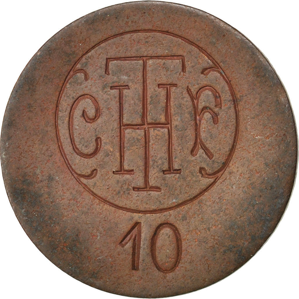 Coin, France, 10 Centimes, EF(40-45), Copper, Elie:C670.2