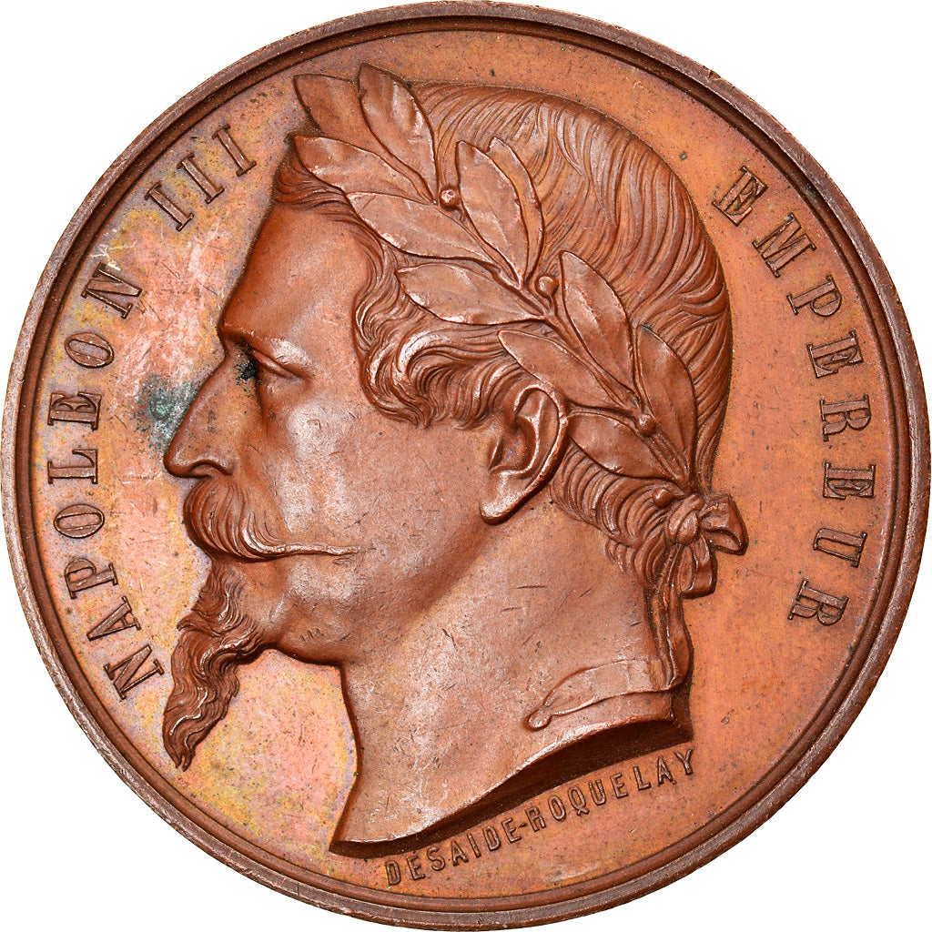 Frankreich, Medaille, concours régional de l'Eure, 1864, Desaide, Evreux, VZ+
