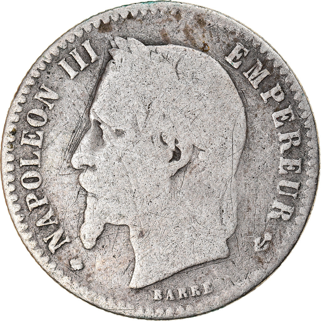 Monnaie, France, Napoleon III, Napoléon III, 50 Centimes, 1864, Strasbourg, TB
