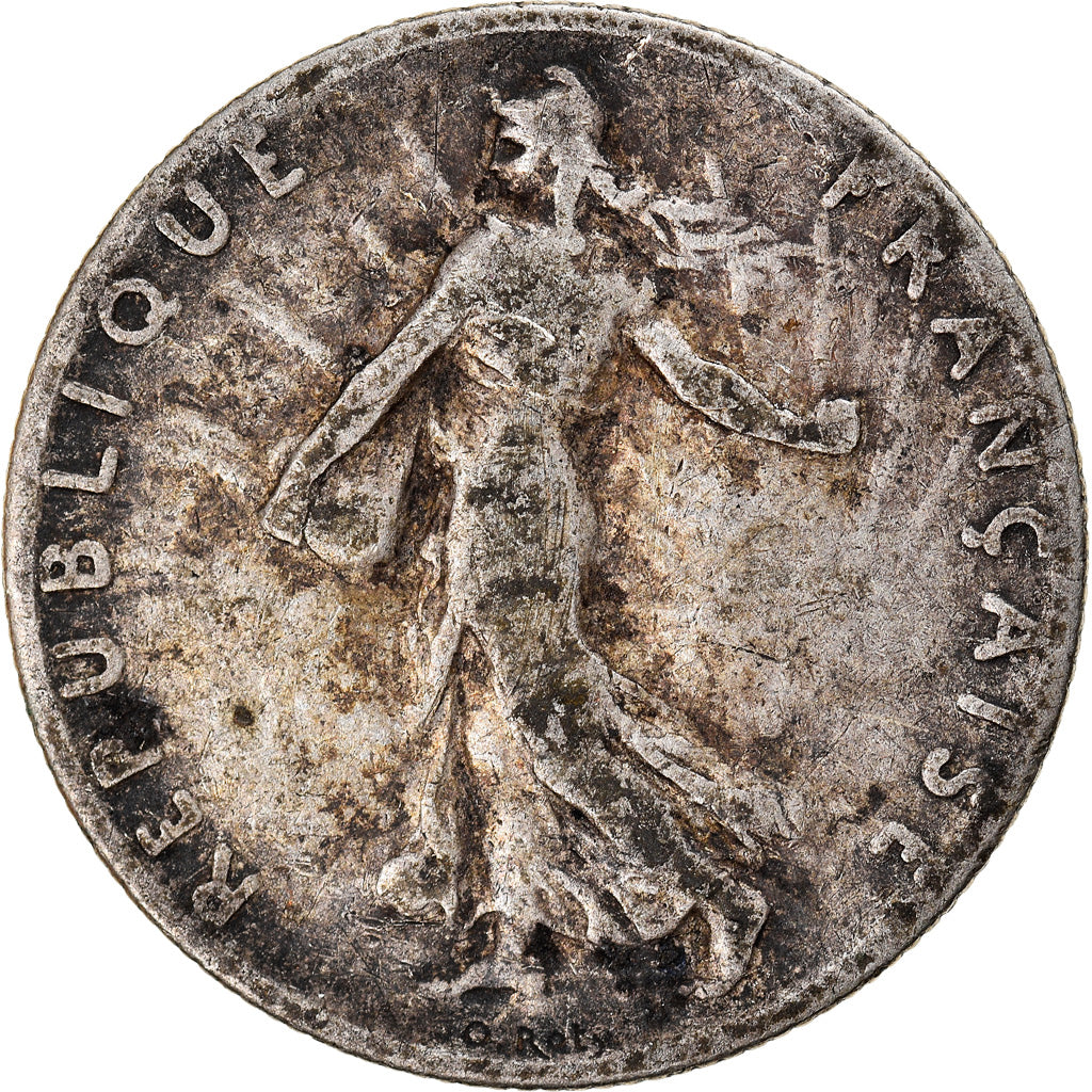 Moneta, Francia, Semeuse, 50 Centimes, 1900, Paris, MB, Argento, KM:854