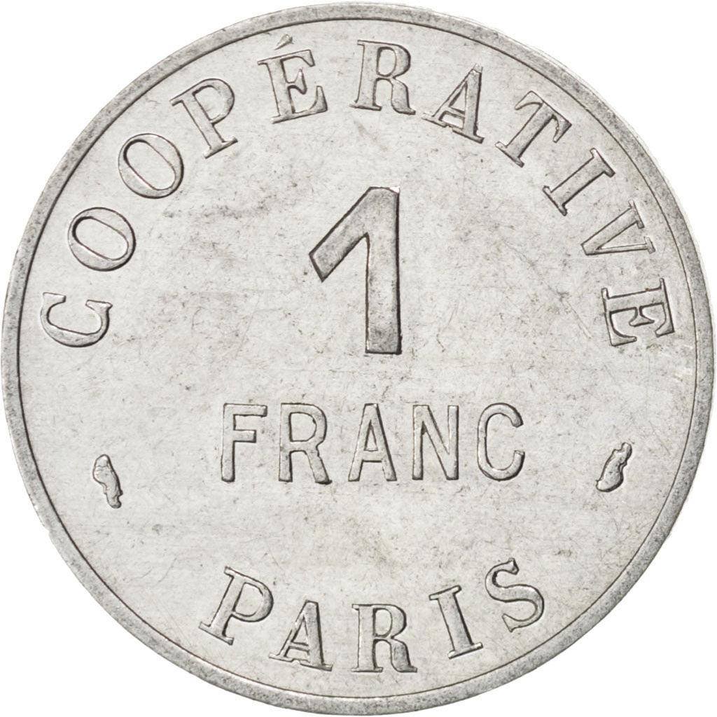Moneda, Francia, 1 Franc, MBC, Aluminio, Elie:C1055.2