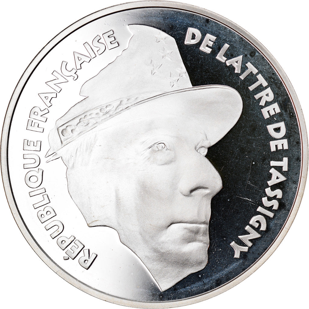 Munten, Frankrijk, Lattre de Tassigny, 100 Francs, 1994, Paris, Proof, FDC