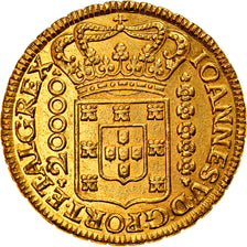 Brazil, João V, 20000 Réis, 1727, Vila Rica, Gold, AU(55-58), KM:117