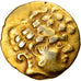 Treviri, 1/4 statère à la lyre, ca. 100-60 BC, Electrum, AU(50-53)