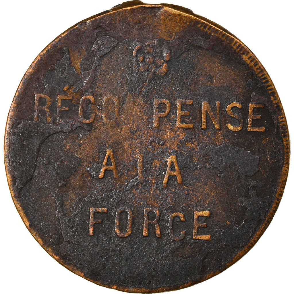 Francja, Medal, Druga Republika Francuska, VF(30-35), Miedź