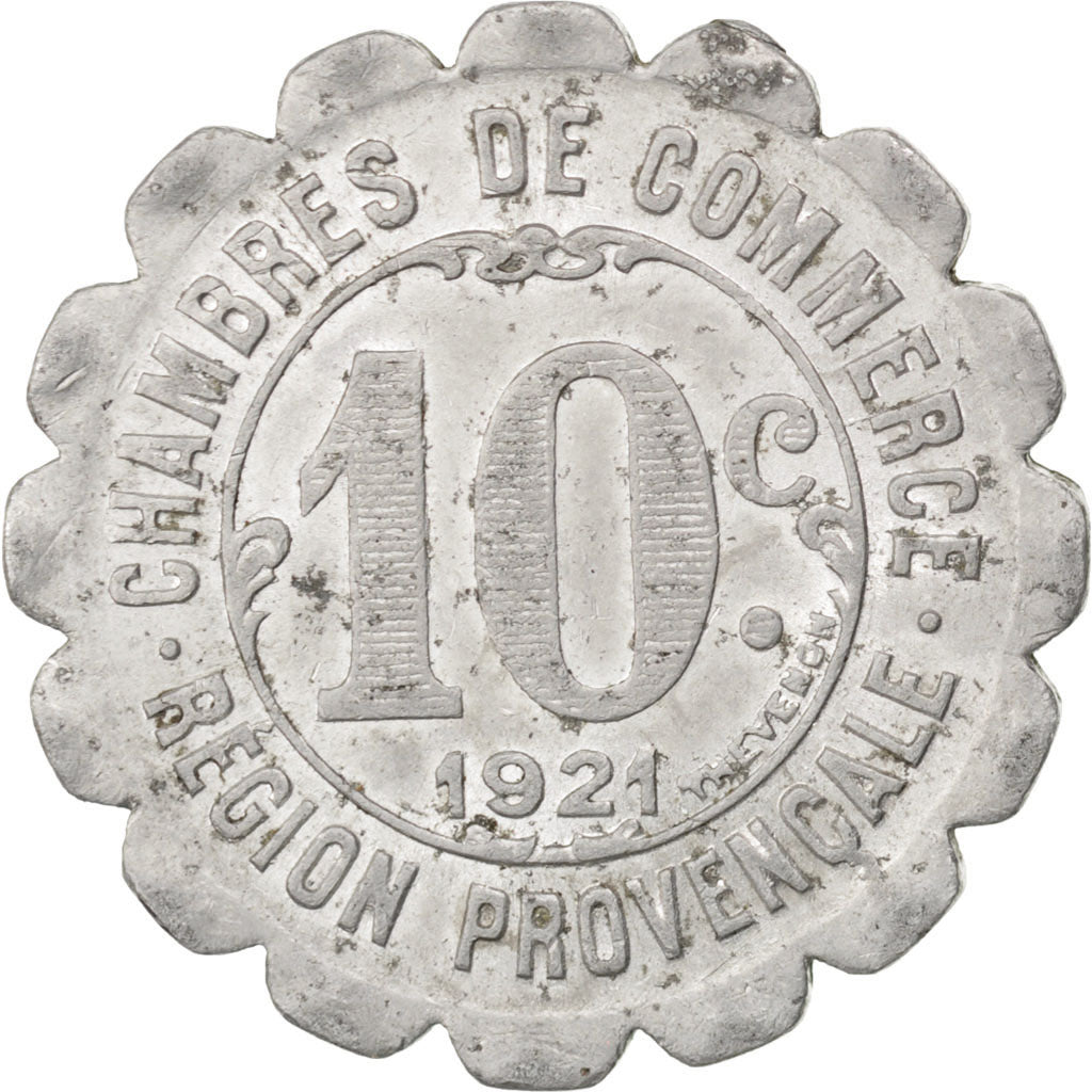 Coin, France, 10 Centimes, 1921, AU(50-53), Aluminium, Elie:10.7