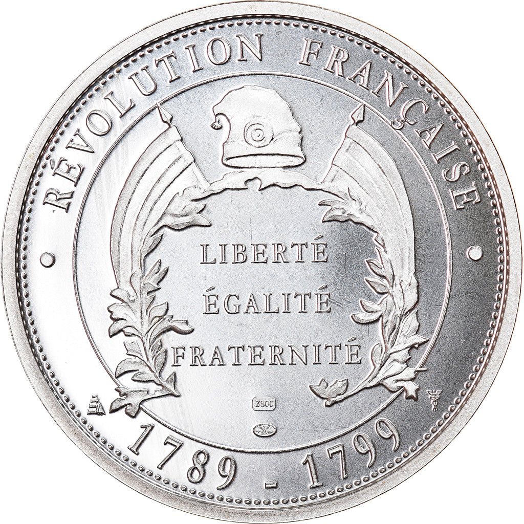 Frankrijk, Medaille, La Marseillaise, 1989, UNC, Zilver