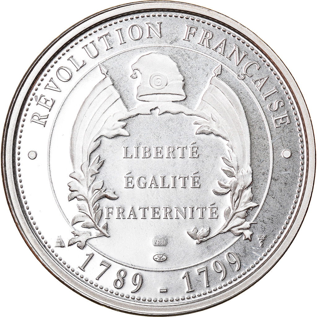 Frankrijk, Medaille, Révolution Française, Danton, History, UNC, Zilver