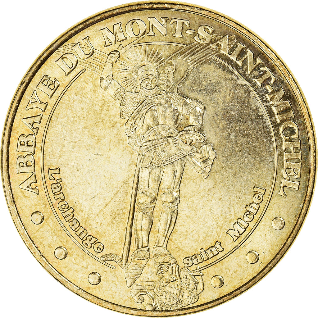 France, Token, Touristic token, Le-Mont-Saint-Michel - L'Archange, 2009, MDP