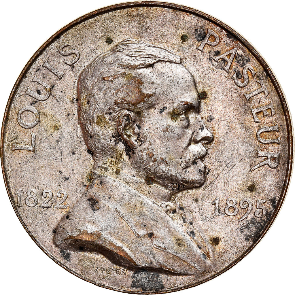 Frankrijk, Medaille, Etats Fédérés d'Europe - Louis Pasteur - 1928, 1928