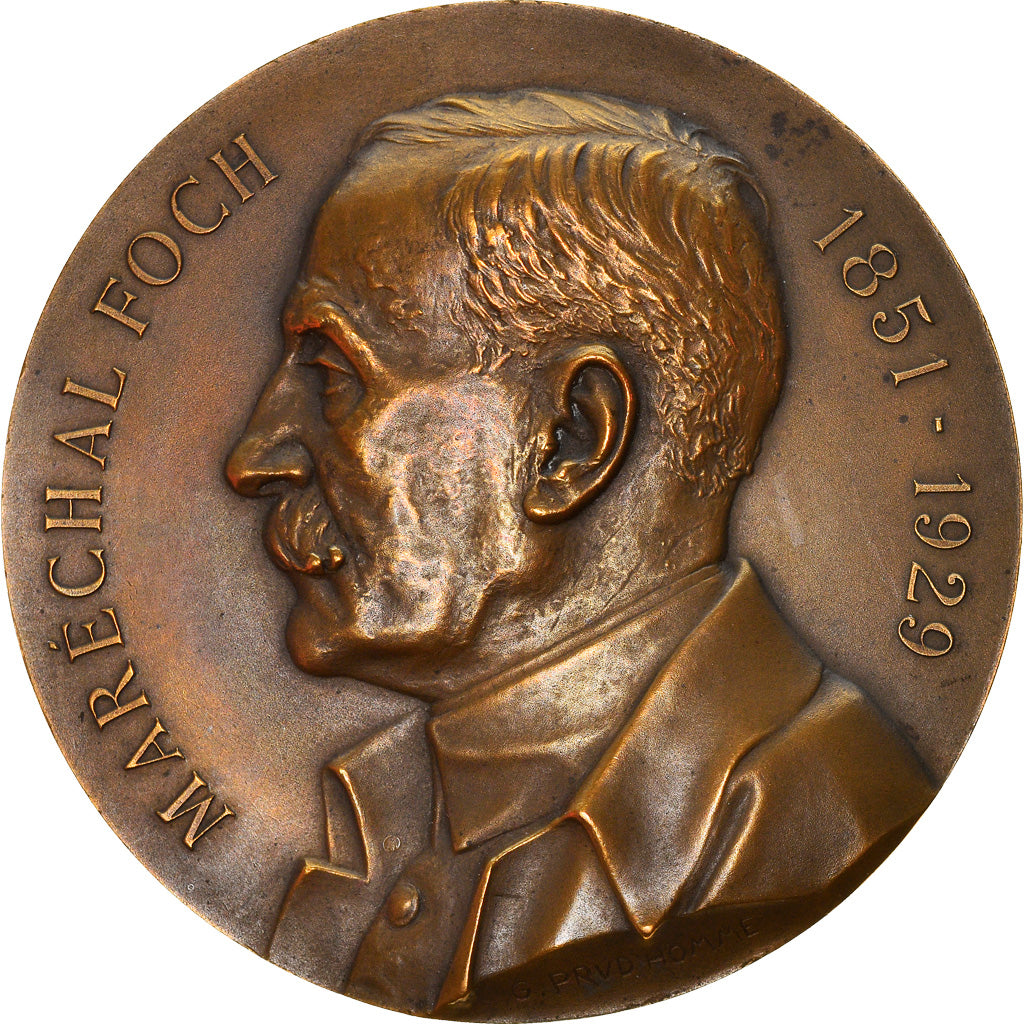 France, Médaille, Les Funérailles du Maréchal Foch, Politics, Society, War