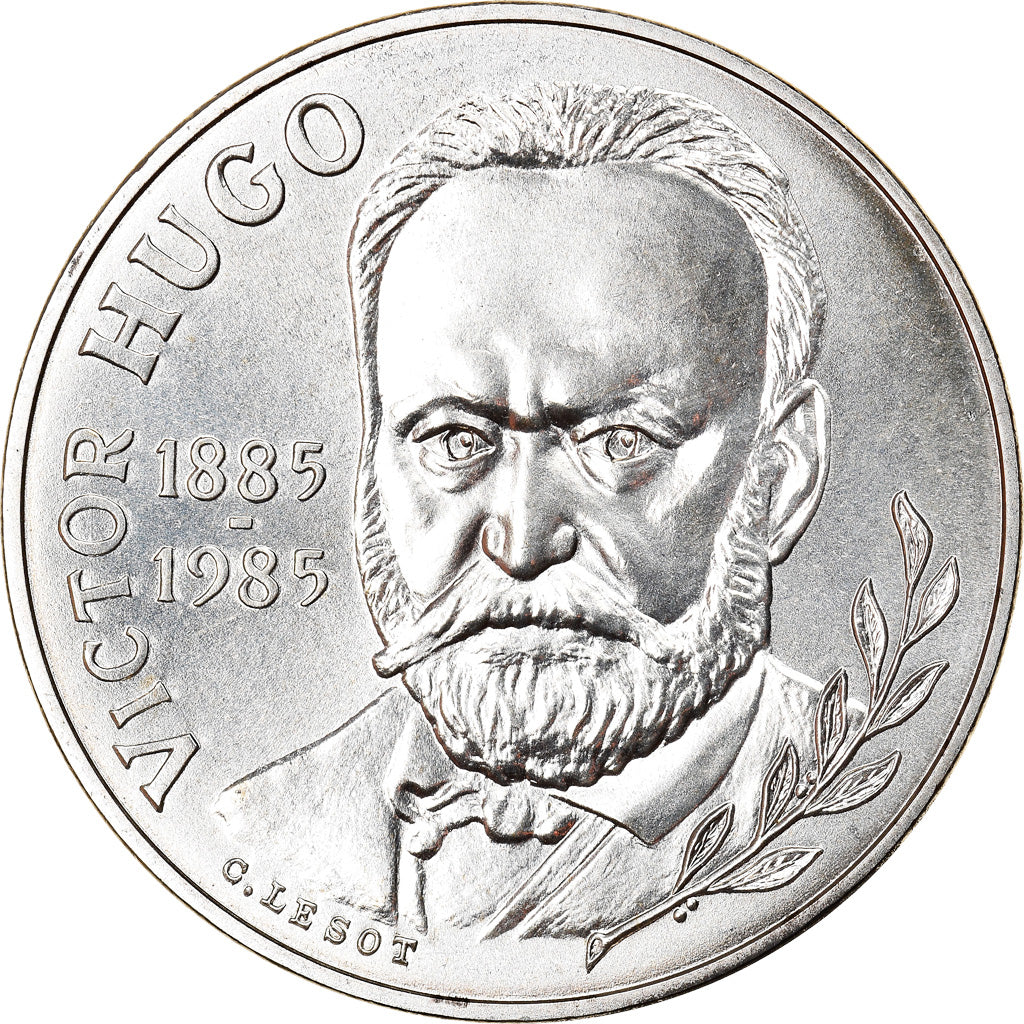 Moneda, Francia, 10 Francs, 1985, SC+, Plata, KM:956a, Gadoury:819