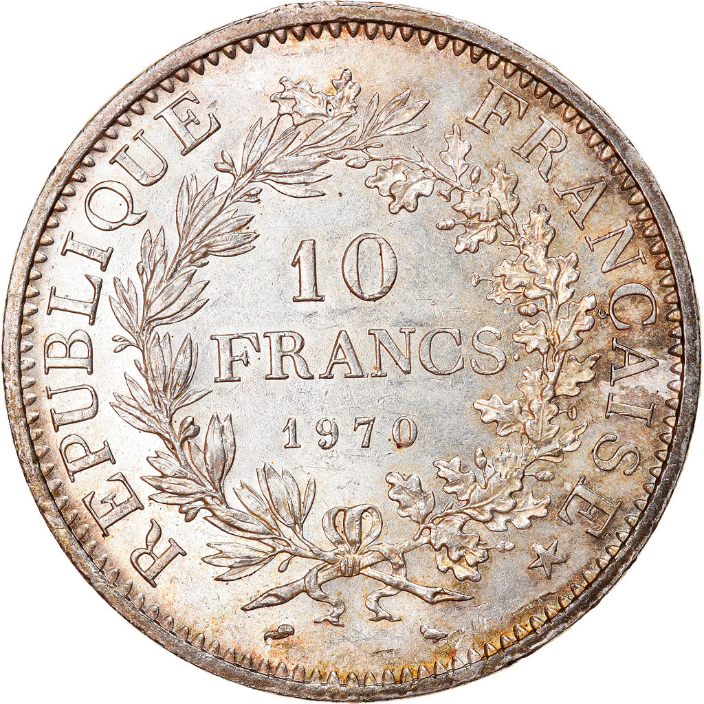 Coin, France, Hercule, 10 Francs, 1970, Paris, AU(55-58), Silver, KM:932