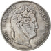 Moneda, Francia, Louis-Philippe, 5 Francs, 1832, Nantes, BC+, Plata, KM:749.12