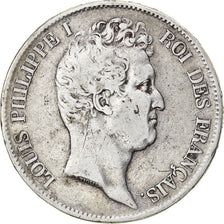 Moneta, Francia, Louis-Philippe, 5 Francs, 1831, Lille, MB, Argento, KM:735.13
